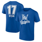 Shohei Ohtani Los Angeles Dodgers Fastball Player Name & Number T-Shirt Outlet