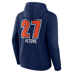 Jose Altuve Houston Astros Fastball Player Name & Number Pullover Hoodie Sale