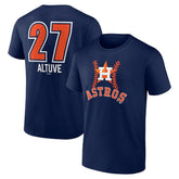Jose Altuve Houston Astros Fastball Player Name & Number T-Shirt Sale