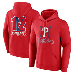 Kyle Schwarber Philadelphia Phillies Fastball Player Name & Number Pullover Hoodie Discount