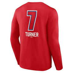 Trea Turner Philadelphia Phillies Fastball Player Name & Number Long Sleeve T-Shirt Discount