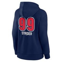 Spencer Strider Atlanta Braves Women's Fastball Player Name & Number Pullover Hoodie Discount