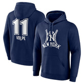 Anthony Volpe New York Yankees Fastball Player Name & Number Pullover Hoodie Outlet
