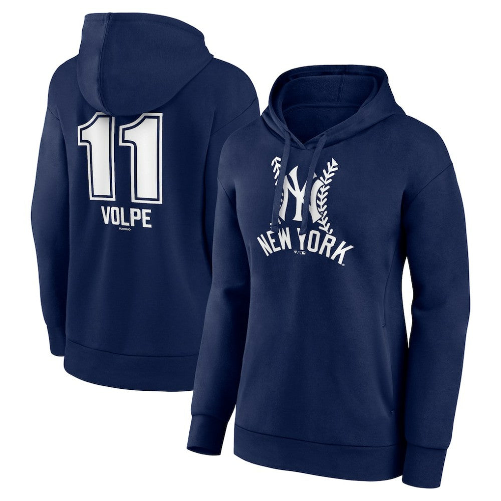 Anthony Volpe New York Yankees Women's Fastball Player Name & Number Pullover Hoodie for sale