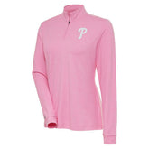 Philadelphia Phillies Antigua Women's Mentor Quarter-Zip Pullover Top Discount