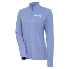 Atlanta Braves Antigua Women's Mentor Quarter-Zip Pullover Top Near Me