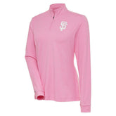 San Francisco Giants Antigua Women's Mentor Quarter-Zip Pullover Top Near Me