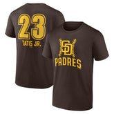 Fernando Tatis Jr. San Diego Padres Fastball Player Name & Number T-Shirt Discount