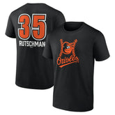 Adley Rutschman Baltimore Orioles Fastball Player Name & Number T-Shirt Sale