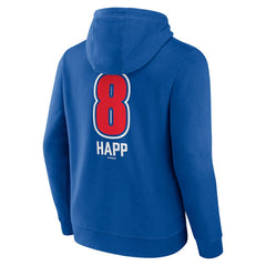 Ian Happ Chicago Cubs Fastball Player Name & Number Pullover Hoodie Sale