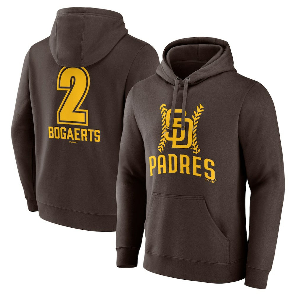 Xander Bogaerts San Diego Padres Fastball Player Name & Number Pullover Hoodie for sale