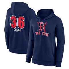 Triston Casas Boston Red Sox Women's Fastball Player Name & Number Pullover Hoodie Outlet