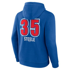 Justin Steele Chicago Cubs Fastball Player Name & Number Pullover Hoodie for sale