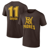 Yu Darvish San Diego Padres Fastball Player Name & Number T-Shirt Discount
