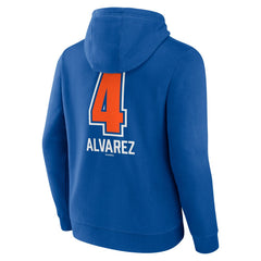 Francisco Alvarez New York Mets Fastball Player Name & Number Pullover Hoodie for sale