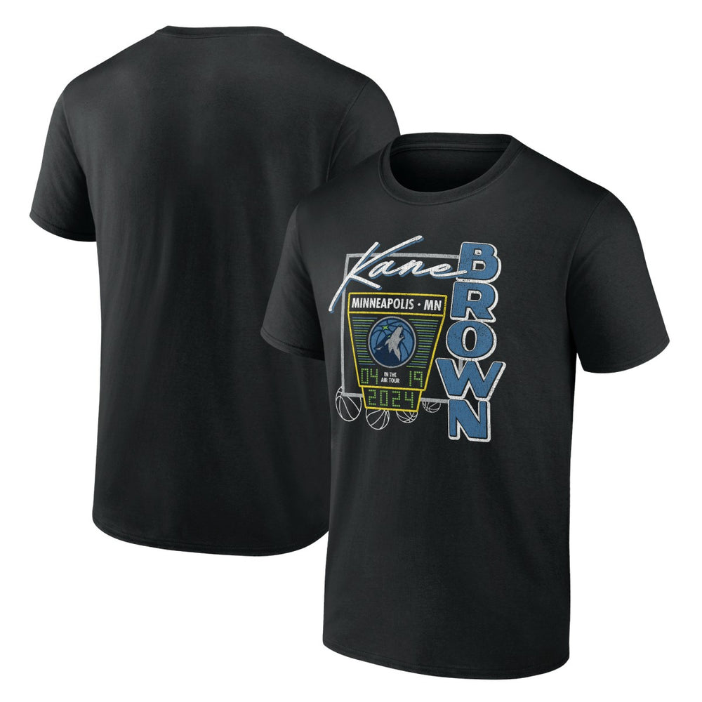Fanatics Kane Brown x Minnesota Timberwolves T-Shirt Black