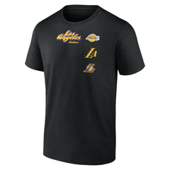 Los Angeles Lakers Graffiti Logo T-Shirt Black