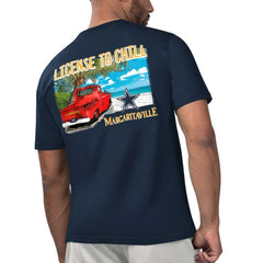 Dallas Cowboys Margaritaville Licensed to Chill T-Shirt - Navy - NFL