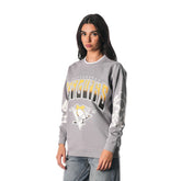 Pittsburgh Penguins The Wild Collective Unisex Tie-Dye Double Collar Pullover Sweatshirt - Gray | NHL sale