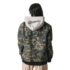Memphis Grizzlies The Wild Collective Unisex Full-Zip Hoodie Bomber Jacket Camo