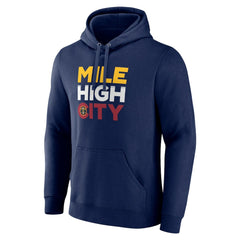 Denver Nuggets Pick & Roll Coverage Pullover Hoodie Navy