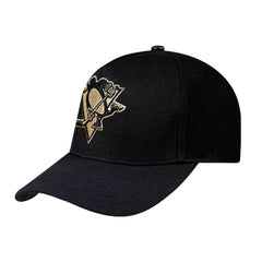 Pittsburgh Penguins Pro Standard Metallic Logo Pinch Front Adjustable Hat - Black | NHL discount