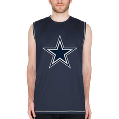 Dallas Cowboys New Era Muscle Tank Top - Navy - NFL