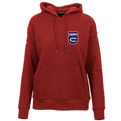 Montreal Canadiens Levelwear Women's Retro Adorn Pullover Hoodie - Red | NHL Lifestyle