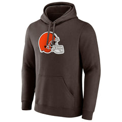 Cleveland Browns Primary Logo Pullover Hoodie - Brown - Fanatics
