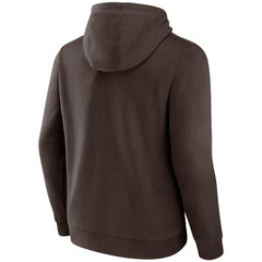 Cleveland Browns Primary Logo Pullover Hoodie - Brown - Fanatics
