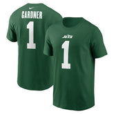 Sauce Gardner New York Jets Name & Number T-Shirt - Green - Nike