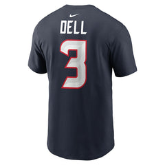 Tank Dell Houston Texans Player Name & Number T-Shirt - Navy - Nike