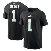 Ahmad Sauce Gardner New York Jets Name & Number T-Shirt - Black - Nike