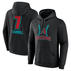 Corbin Carroll Arizona Diamondbacks Name & Number Fastball Pullover Hoodie Outlet