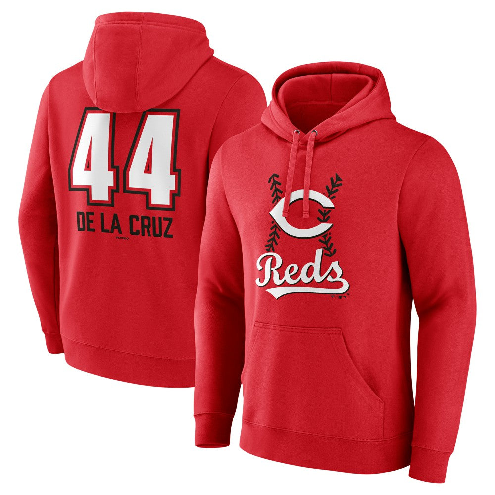 Elly De La Cruz Cincinnati Reds Name & Number Fastball Pullover Hoodie Online