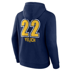 Christian Yelich Milwaukee Brewers Name & Number Fastball Pullover Hoodie Online