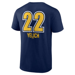 Christian Yelich Milwaukee Brewers Name & Number Fastball T-Shirt Discount