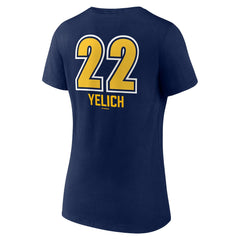 Christian Yelich Milwaukee Brewers Women's Name & Number Fastball V-Neck T-Shirt for sale