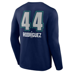 Julio Rodríguez Seattle Mariners Name & Number Fastball Long Sleeve T-Shirt Discount