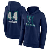 Julio Rodríguez Seattle Mariners Women's Name & Number Fastball Pullover Hoodie Outlet