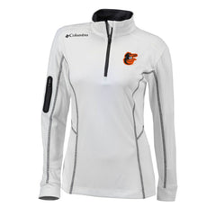 Baltimore Orioles Columbia Women's Omni-Wick Shotgun Quarter-Zip Pullover Top Sale
