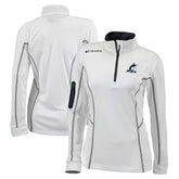 Miami Marlins Columbia Women's Omni-Wick Shotgun Quarter-Zip Pullover Top for sale
