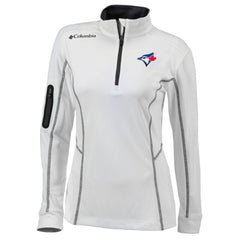 Toronto Blue Jays Columbia Women's Omni-Wick Shotgun Quarter-Zip Pullover Top Sale