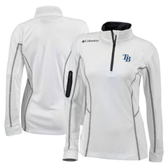 Tampa Bay Rays Columbia Women's Omni-Wick Shotgun Quarter-Zip Pullover Top Discount
