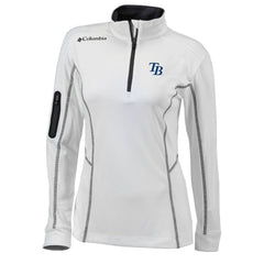 Tampa Bay Rays Columbia Women's Omni-Wick Shotgun Quarter-Zip Pullover Top Discount