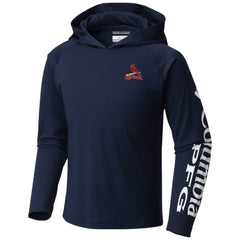 St. Louis Cardinals Columbia Youth Terminal Tackle Long Sleeve Hoodie T-Shirt Online