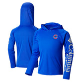 Chicago Cubs Columbia Youth Terminal Tackle Long Sleeve Hoodie T-Shirt for sale