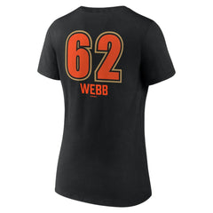 Logan Webb San Francisco Giants Women's Name & Number Fastball V-Neck T-Shirt for sale