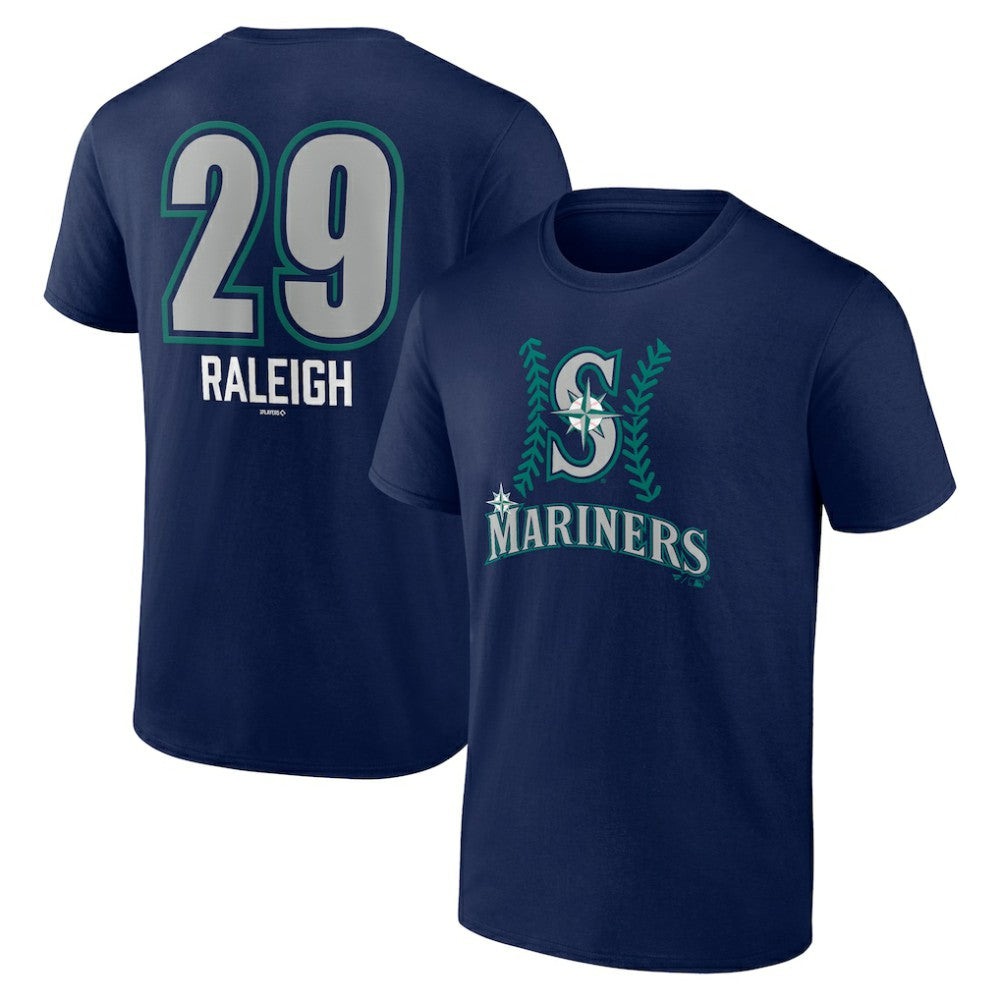 Cal Raleigh Seattle Mariners Name & Number Fastball T-Shirt Online