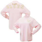 St. Louis Blues Fanatics Women's Spirit Jersey Long Sleeve T-Shirt - Pink | Fanatics online